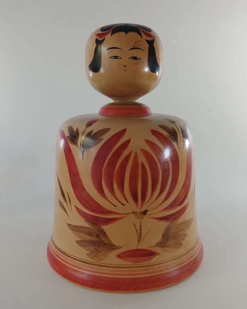 Kokeshi Naruko de Satō Yoshihiro 佐藤賀宏 - 19cm