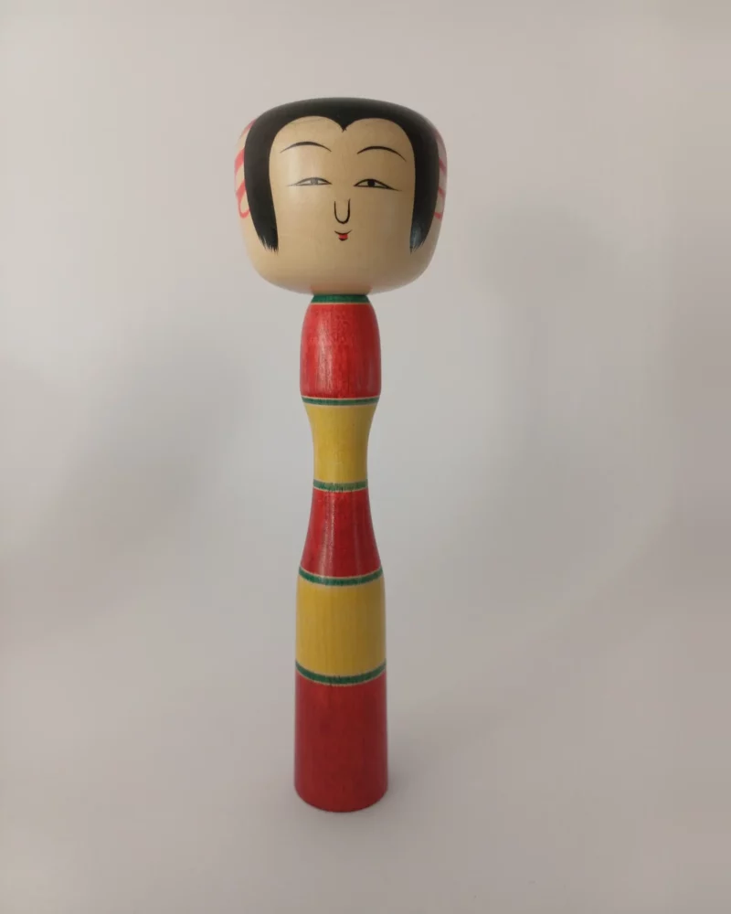 Kokeshi Tsuchiyu Sabako de Takahashi Yoshitaka 高橋佳隆 - 18cm
