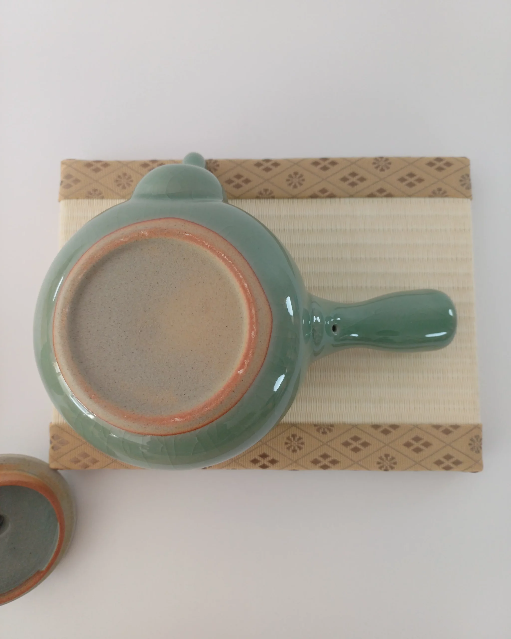 Théière Kyūsu et tasse yunomi - Céladon vert – Image 5
