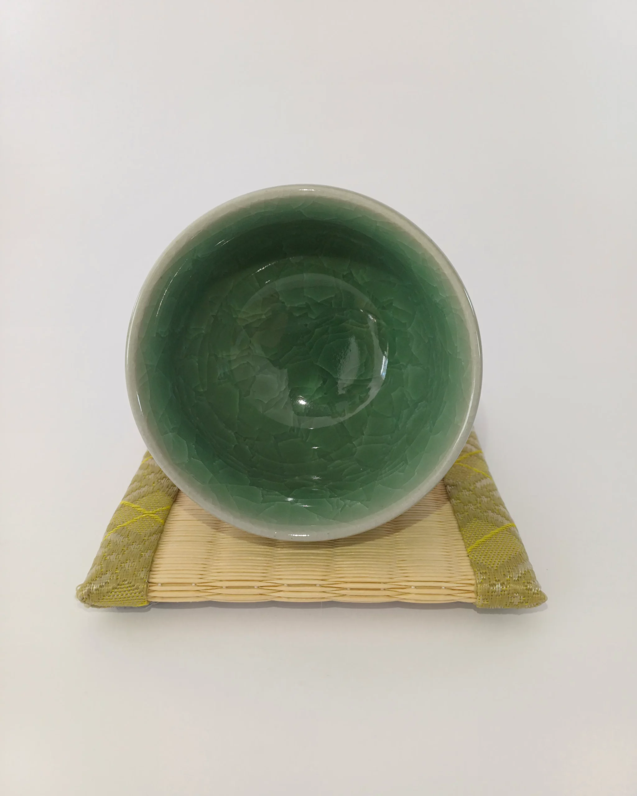 Théière Kyūsu et tasse yunomi - Céladon vert – Image 10