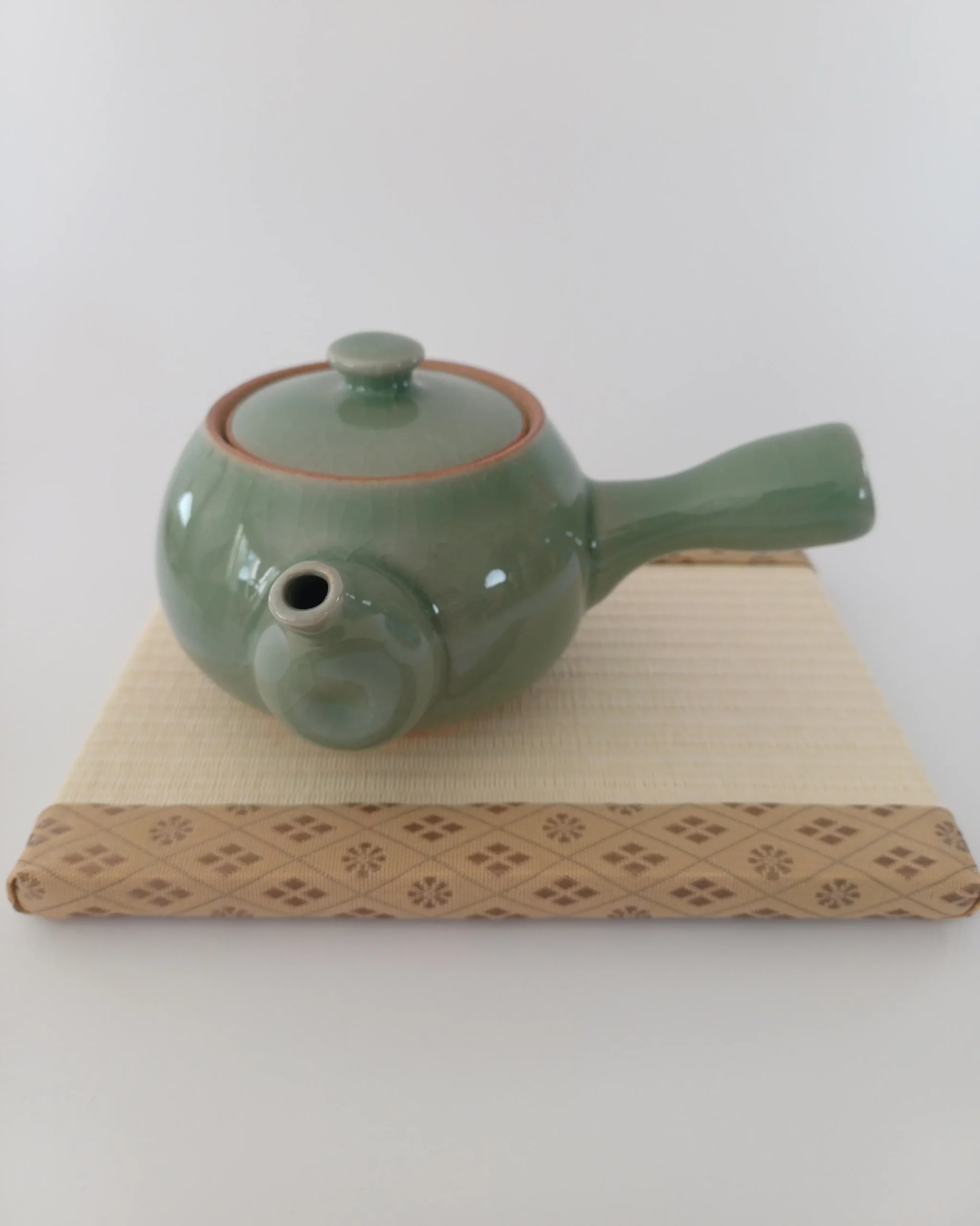 Théière Kyūsu et tasse yunomi - Céladon vert – Image 2