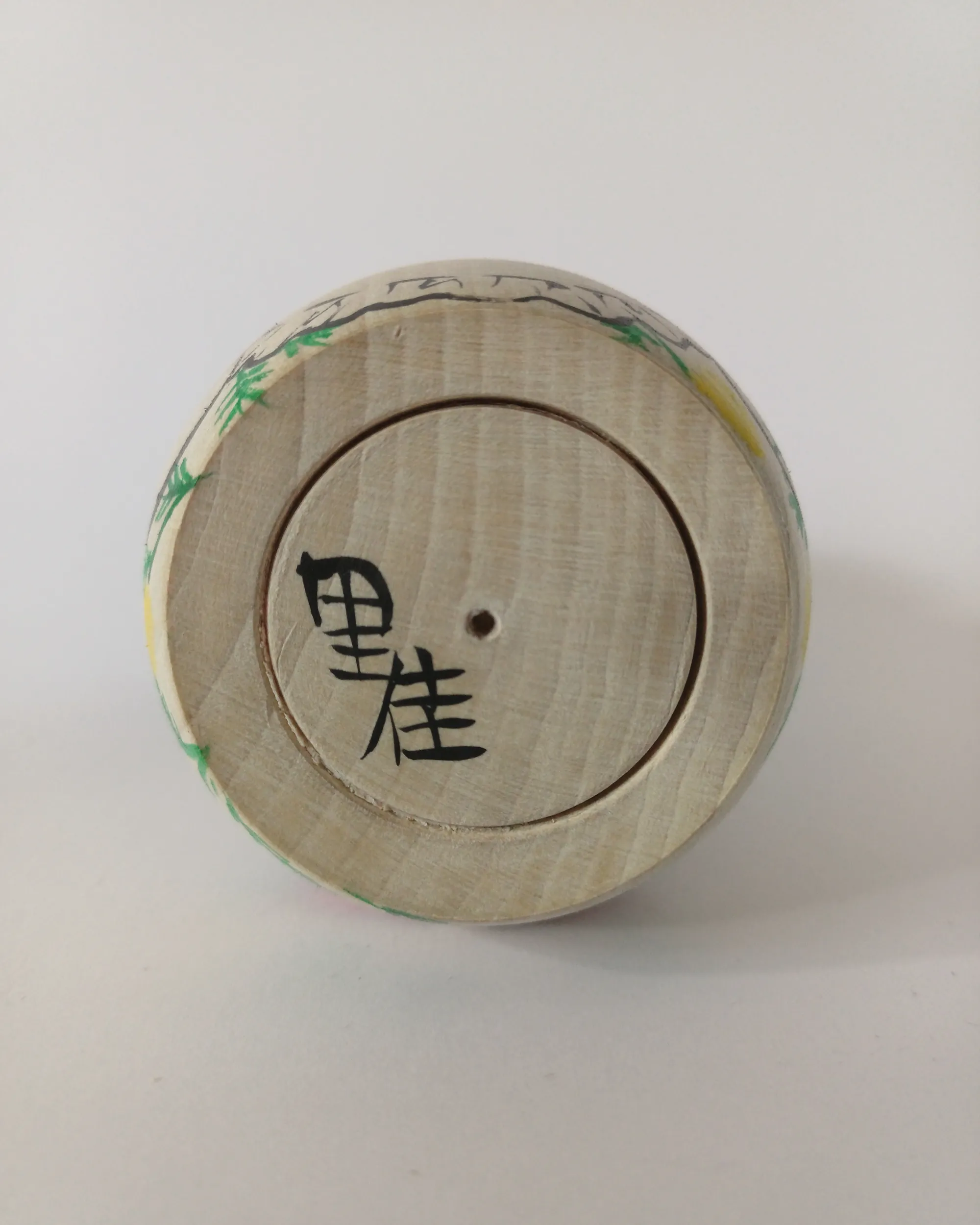 Kokeshi Tōgatta "Mimosa" de Komatsu Rika 小松里佳 - 15cm – Image 6